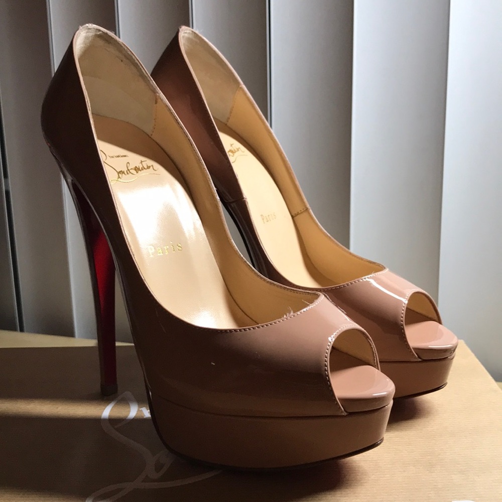 Christian Louboutin Lady Peep 150mm, size 38